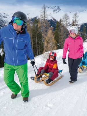 Schlittenfahren Davos